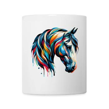 Cheval - Mug blanc - blanc - Devant
