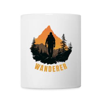 Wanderer - Tasse - Weiß - Vorne