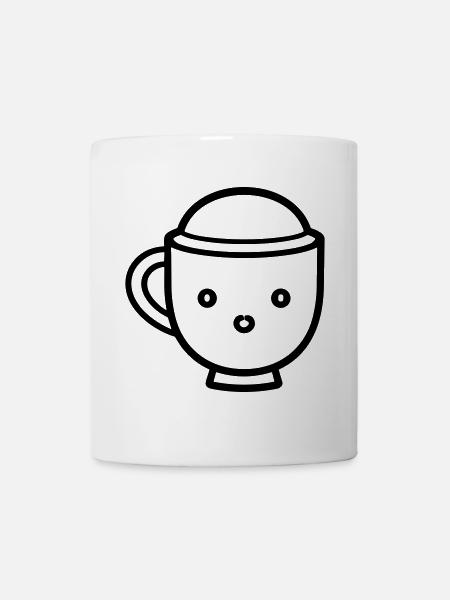 Kaffeebecher - Tasse - Weiß