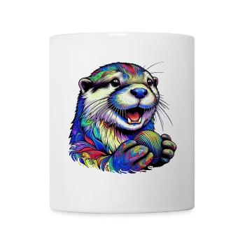 Otter - Tasse - Weiß - Vorne