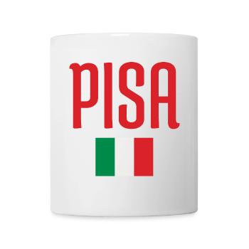 Vibrant Italy Flag and PISA Heritage Design - Mug - white - Front