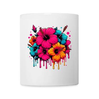 Hibiscus Flowers - Mug - white - Front
