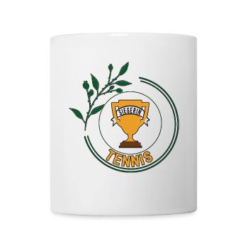 Tennis Siegerin Tennisspielerin Spielerin Turnier - Tasse - Weiß - Vorne