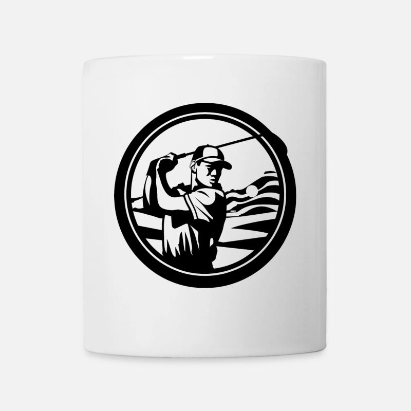 Golfspieler - Tasse - Weiß