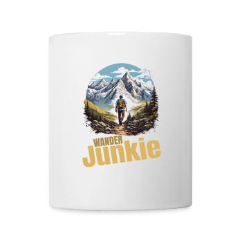 Wander Junkie - Tasse - Weiß - Vorne