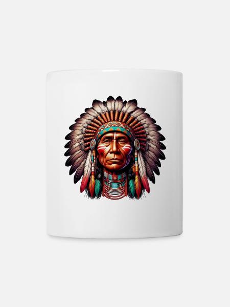 American Indian American - Mug - white