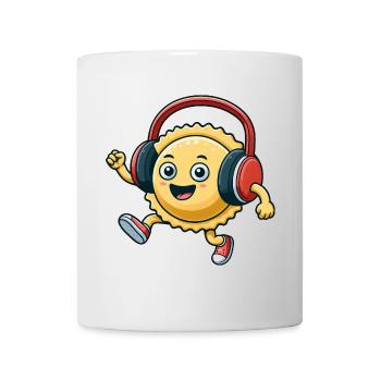 Ravioli Pasta Italiener Techno Tanzen Cartoon - Tasse - Weiß - Vorne