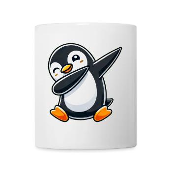Penguin Dab A Cool Dancing Penguin Dabbing D - Mug blanc - blanc - Devant