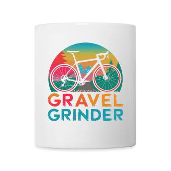 Gravel Grinder Bike Sunset - Tasse - Weiß - Vorne