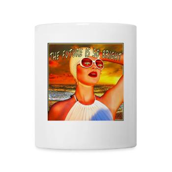 The Future is so bright - Mug - white - Front