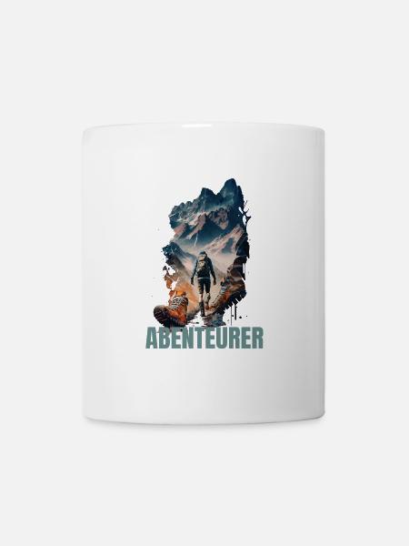 Abenteurer - Tasse - Weiß