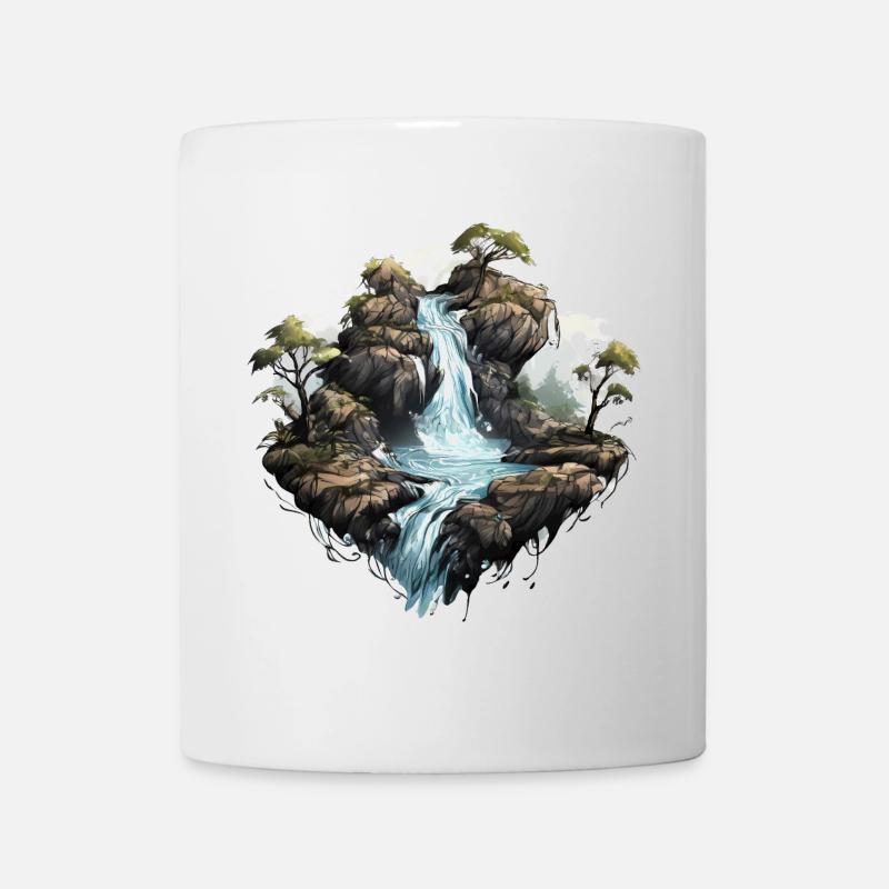 Waterfall 01 - Mug - white