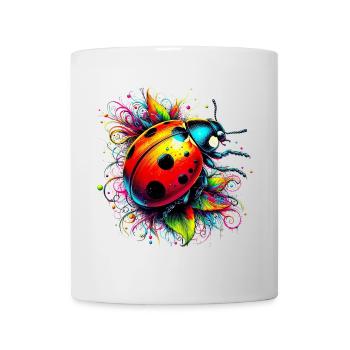 Marienkäfer - Tasse - Weiß - Vorne