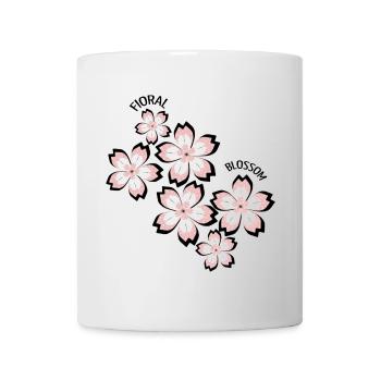 Floral blossom - Mug - white - Front