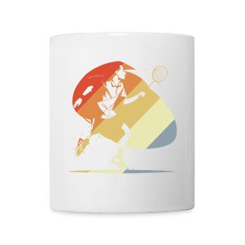 Vintage Badminton - Mug - white - Front