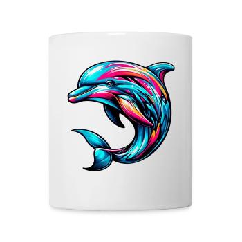 Dauphin - Mug blanc - blanc - Devant