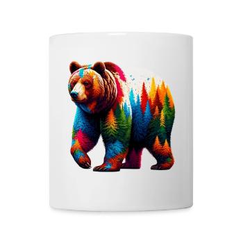 Ours - Mug blanc - blanc - Devant