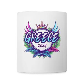 Grèce 2024 Coloré - Mug blanc - blanc - Devant