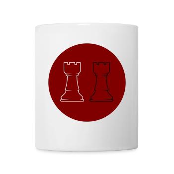 Chess 2 Rooks - Mug - white - Front