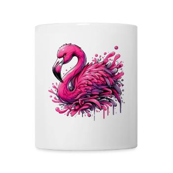 Flamingo - Tasse - Weiß - Vorne