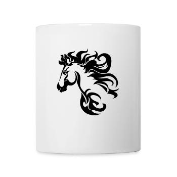 Horse Tribal - Mug - white - Front