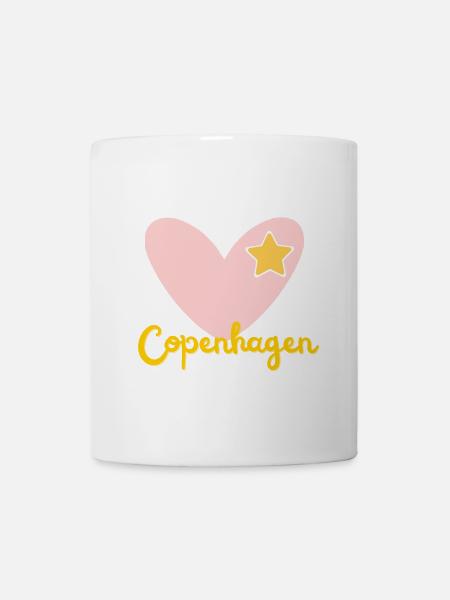 Copenhague - Danemark - Vacances - Voyage - Malmö - Mug blanc - blanc