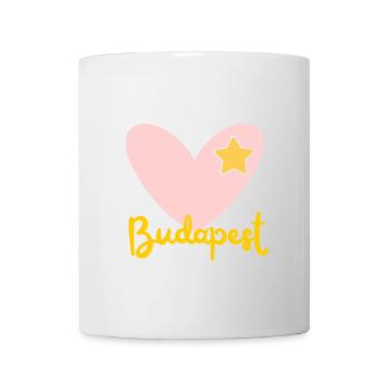 Budapest - Hongrie - Souvenir - Cadeau - Mug blanc - blanc - Devant