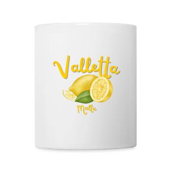 La Valette - Malte - Voyages - Vacances - Souvenirs - Mug blanc - blanc - Devant