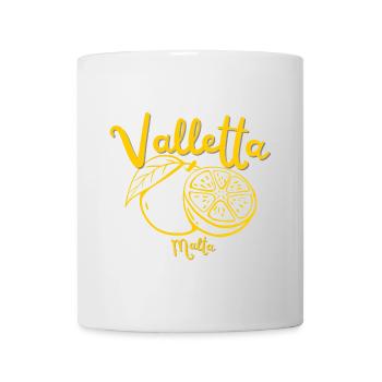 La Valette - Malte - Voyages - Vacances - Souvenirs - Mug blanc - blanc - Devant