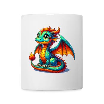 Dragon - Mug blanc - blanc - Devant