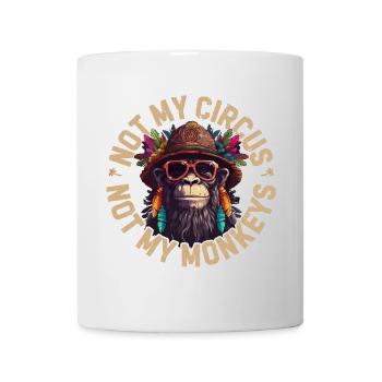 Not my circus, not my monkeys - Mug - white - Front