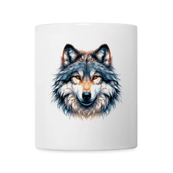 Wolf - Tasse - Weiß - Vorne