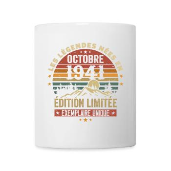 Nées en Octobre 1941 | Génial Depuis Octobre 1941 - Mug blanc - blanc - Devant
