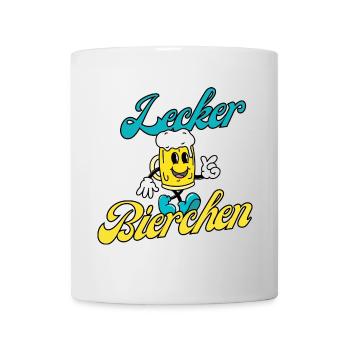 Lecker Bierchen - Tasse - Weiß - Vorne