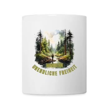 Unendliche Freiheit - Tasse - Weiß - Vorne