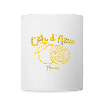 Côte d’Azur - Saint Tropez - Vacances - France - Mug blanc - blanc - Devant