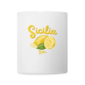 Sicily - Italy - Palermo - Italian - Etna - Mug - white - Front