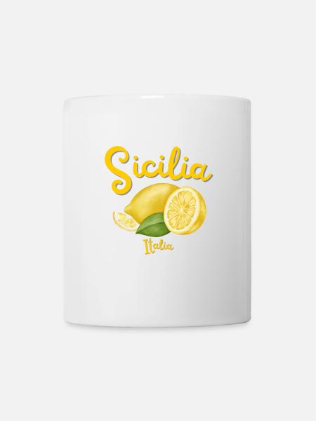 Sicile - Italie - Palerme - Italien - Etna - Mug blanc - blanc