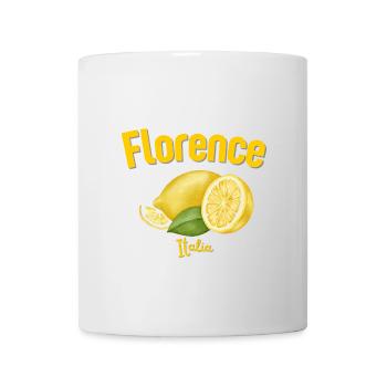 Florence - Italie - Toscane - Voyage - Vacances - Mug blanc - blanc - Devant