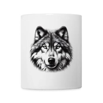 Wolf - Tasse - Weiß - Vorne