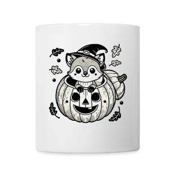 Halloween Fox in the Pumpkin: Sweet Scary Fun - Mug - white - Front