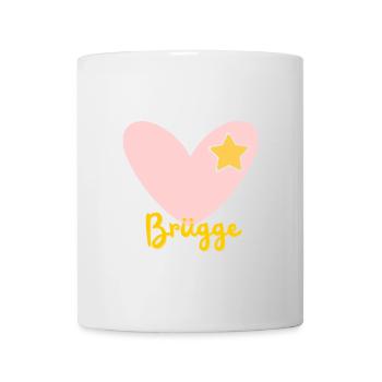 Bruges - Belgium - Travel - Holidays - Souvenirs - Mug - white - Front