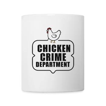 Chicken Crime Department Badge - Tasse - Weiß - Vorne