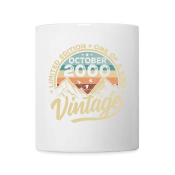 October 2000 Birthday 2000 Born October 2000 - Mug - white - Front