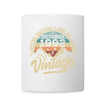 October 1992 Birthday 1992 Born October 1992 - Mug - white - Front