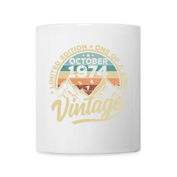 October 1974 Birthday 1974 Born October 1974 - Mug - white - Front