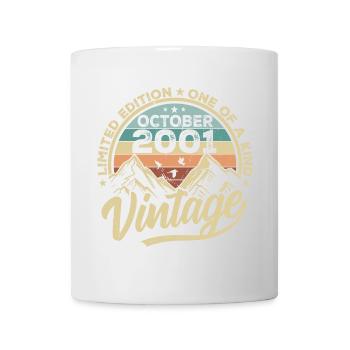 October 2001 Birthday 2001 Born October 2001 - Mug - white - Front