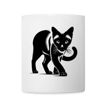 Siamkatze - Tasse - Weiß - Vorne
