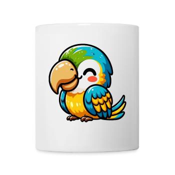 Perroquet - Mug blanc - blanc - Devant
