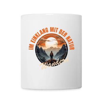 Im Einklang mit der Natur - Tasse - Weiß - Vorne